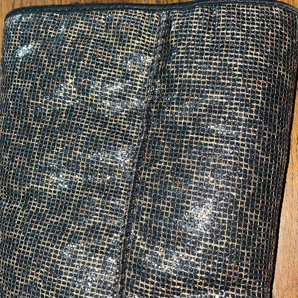 UGG Metallic Silver and Black Patterned Winter Boots - Picture 15 of 16